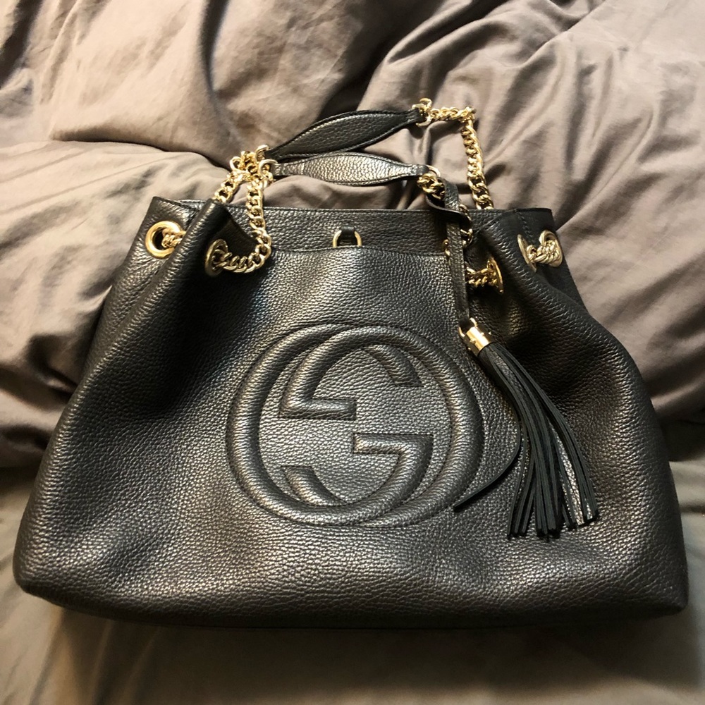 Authentic Gucci Soho Black Bag